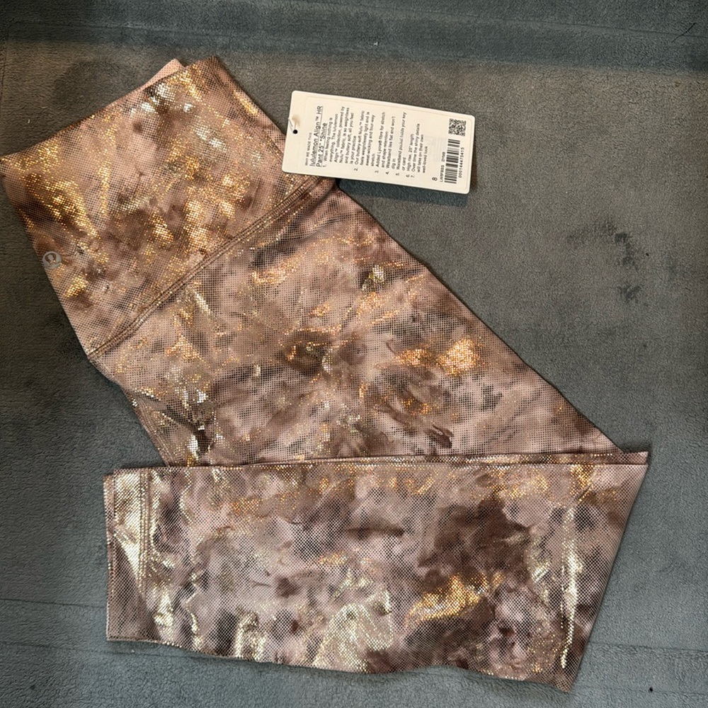 Lululemon align 25 shine new with tags